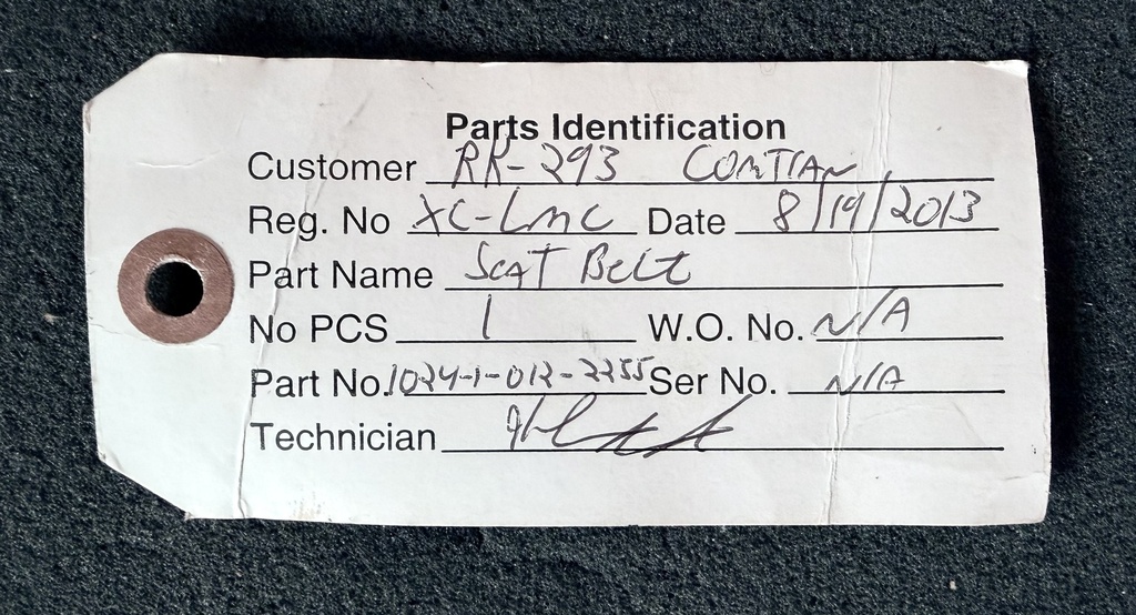 Parts Tag