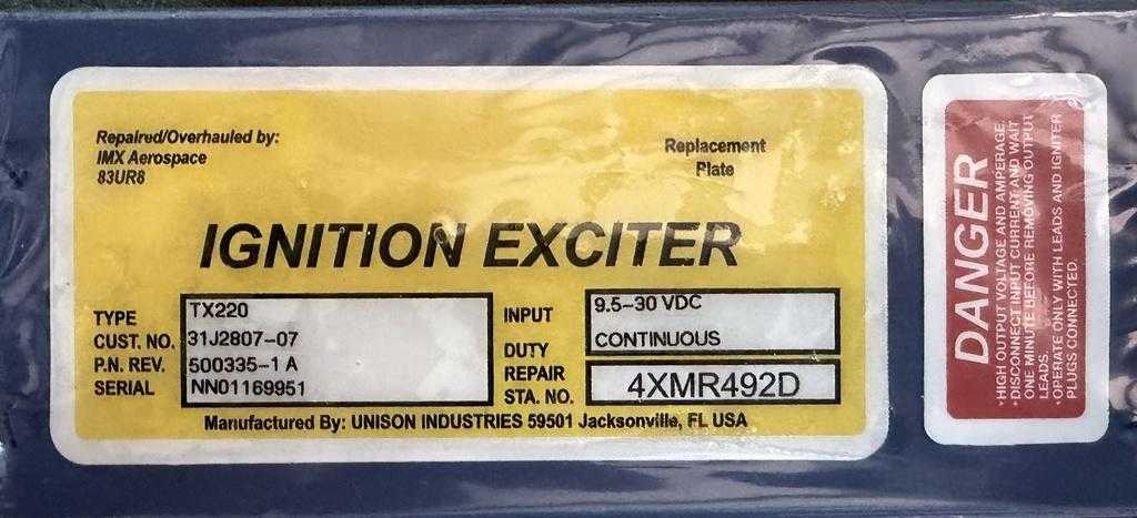 Data Plate