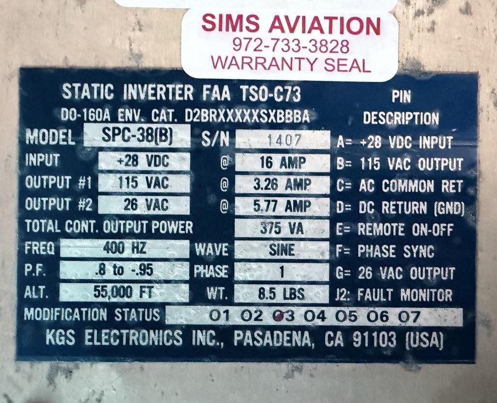 Data Plate
