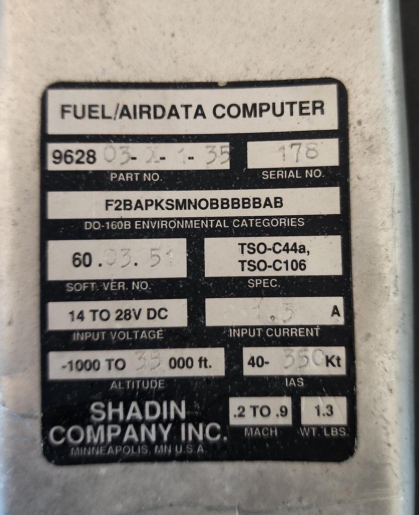 Data Plate