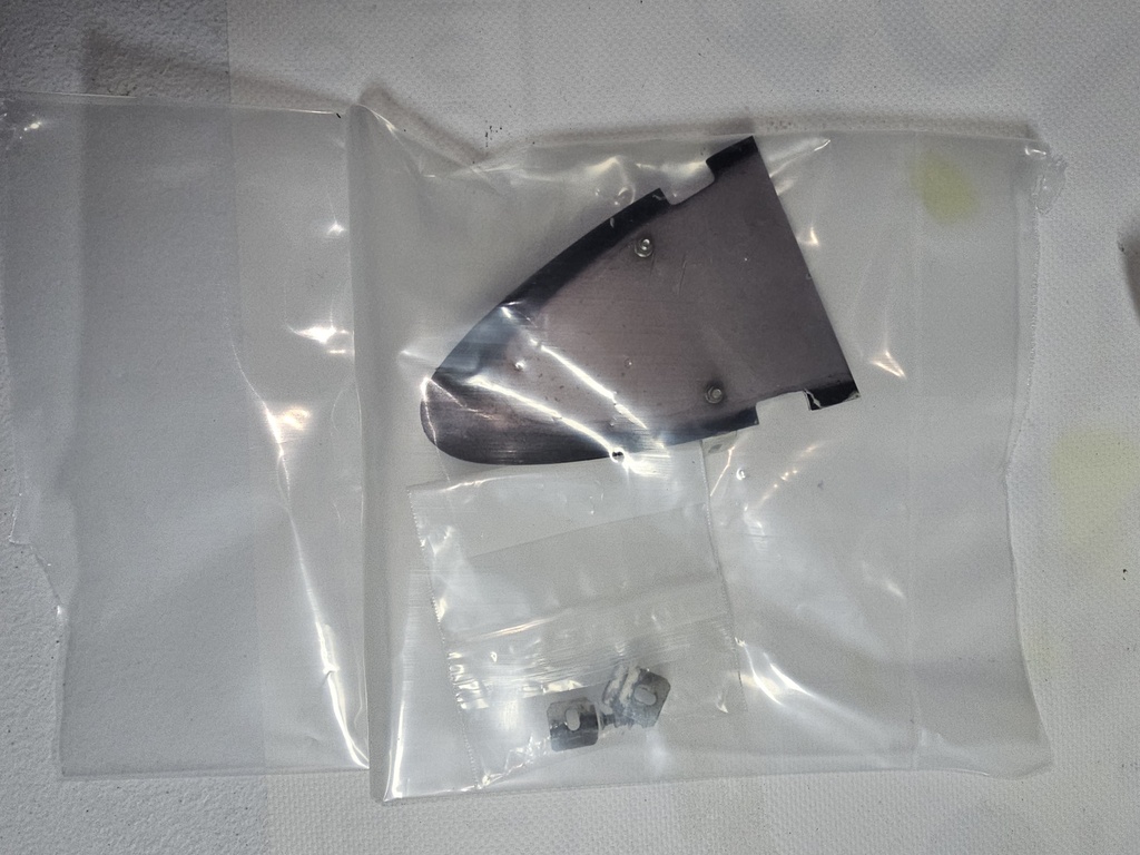 Plate and screws.