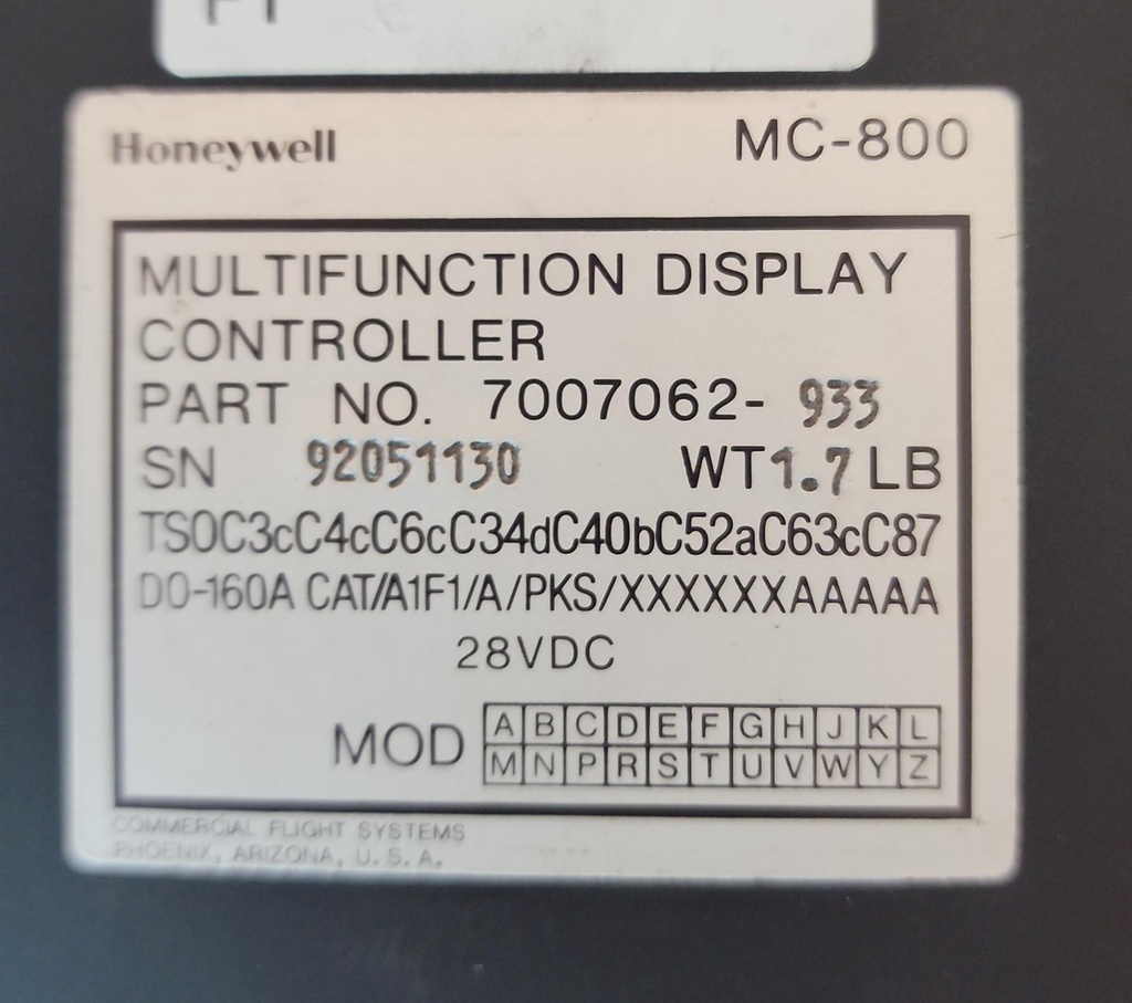 Data Plate