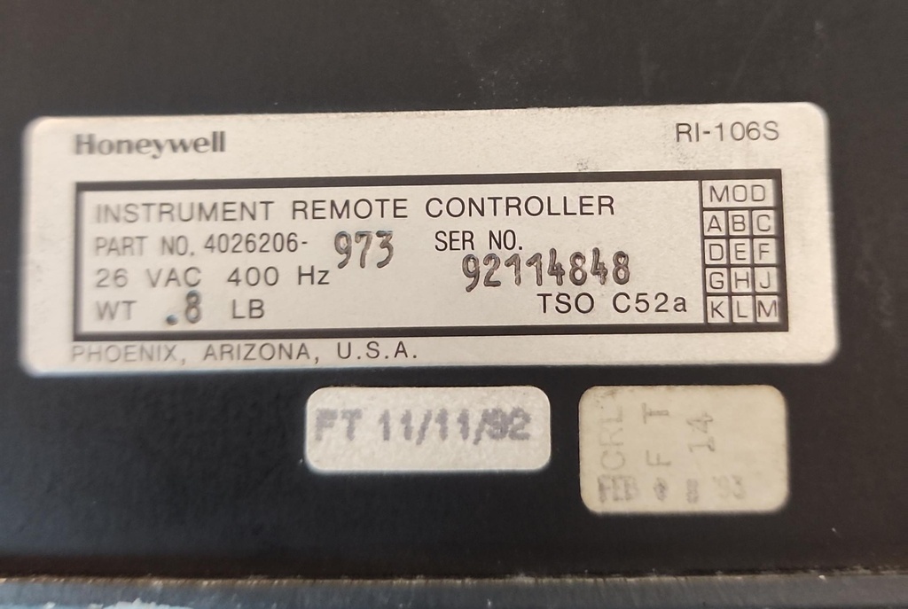 Data Plate