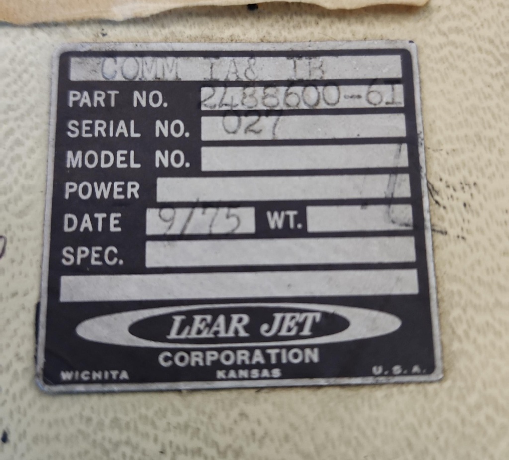 Data Plate