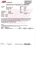 Cert of Calibration