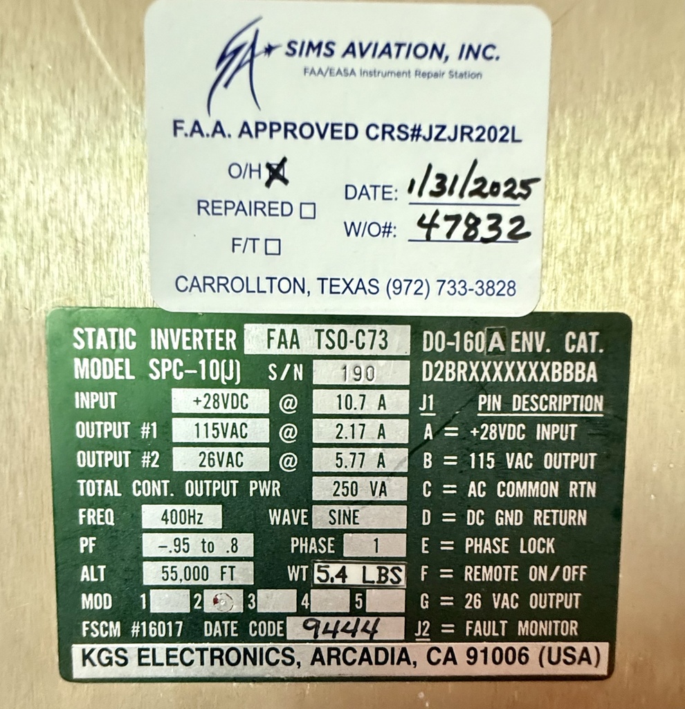 Data Plate
