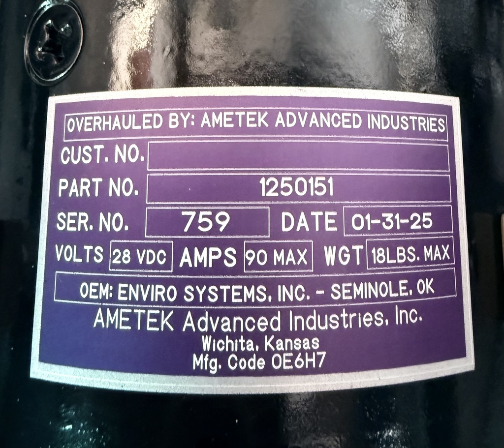 Data Plate