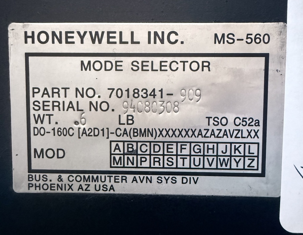 Data Plate