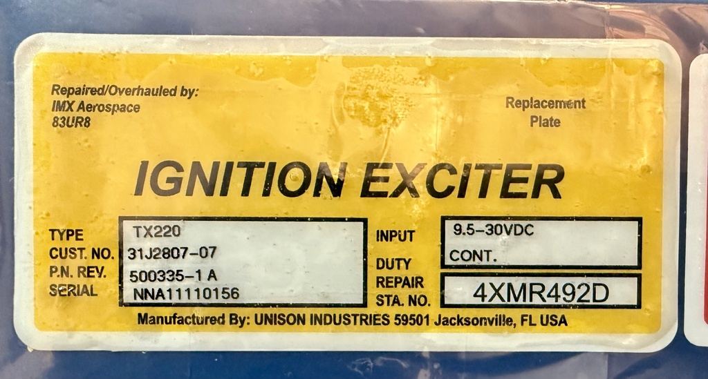 Data Plate