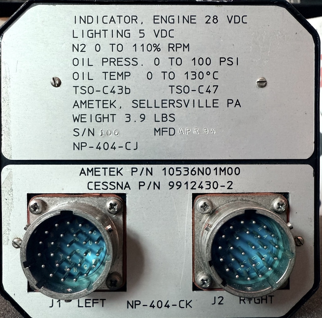 Data Plate