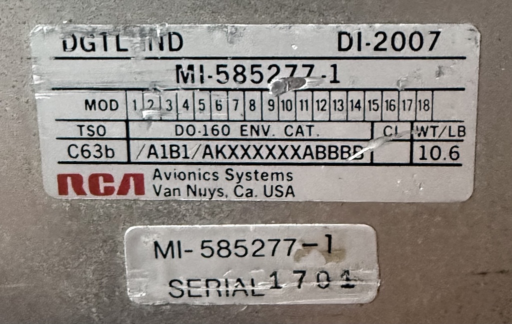 Data Plate