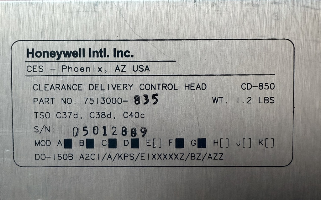 Data Plate