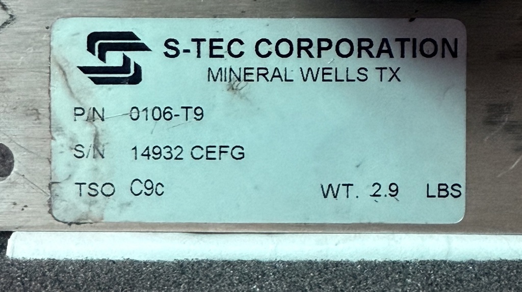 Data Plate