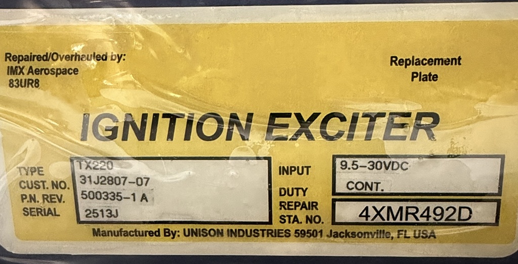 Data Plate