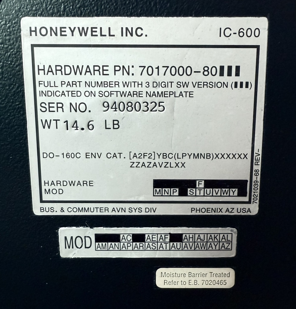Data Plate