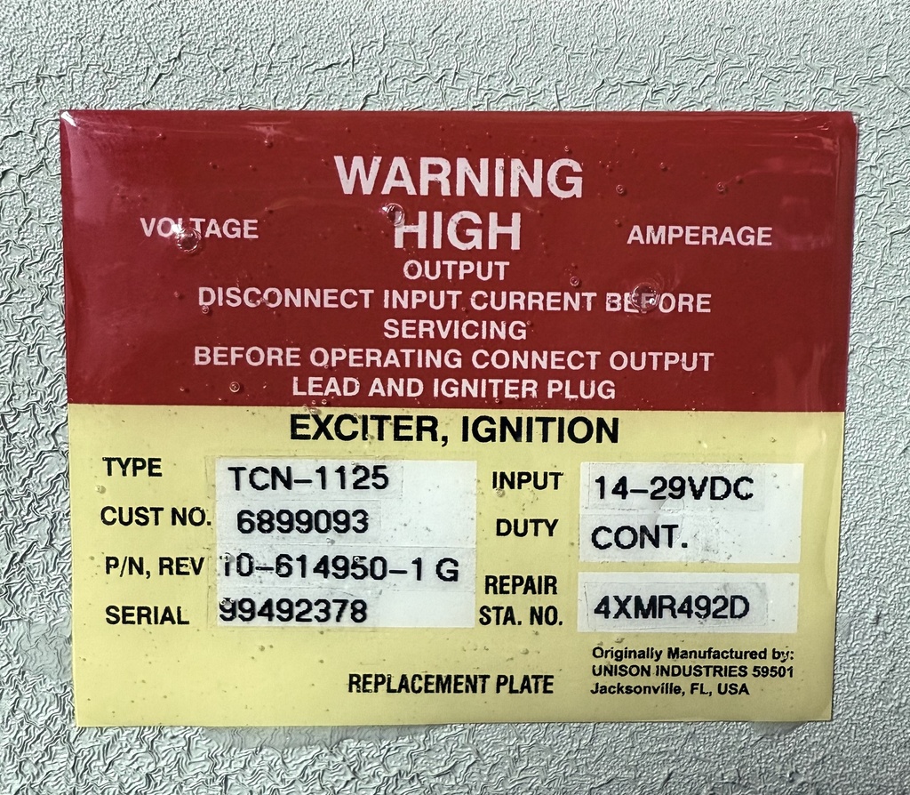 Data Plate