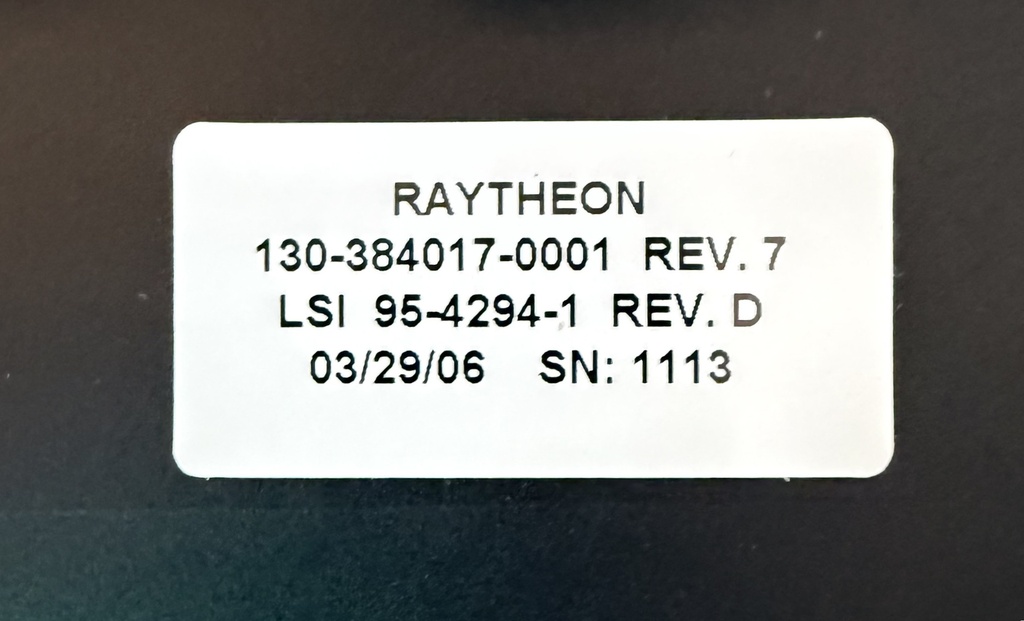 Data Plate