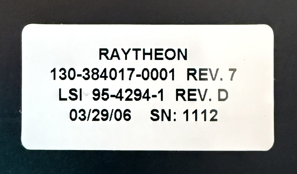 Data Plate