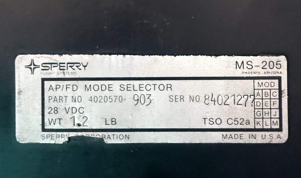 Data Plate