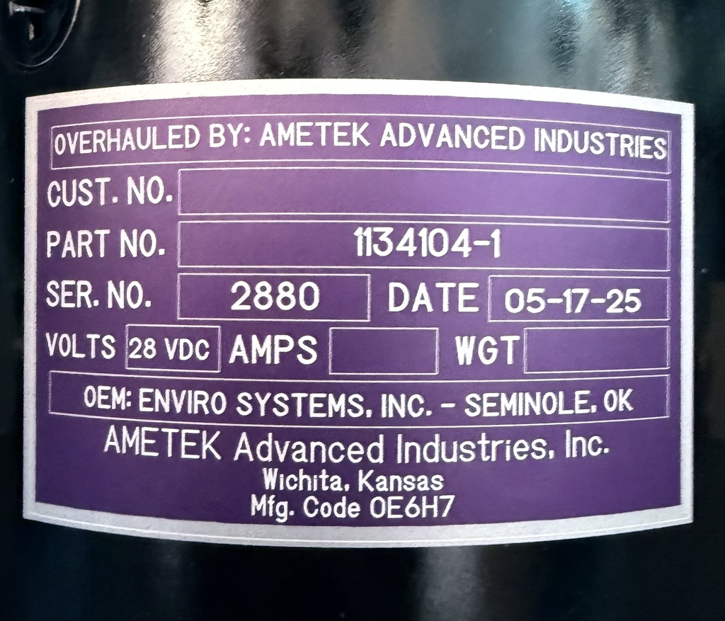 Data Plate