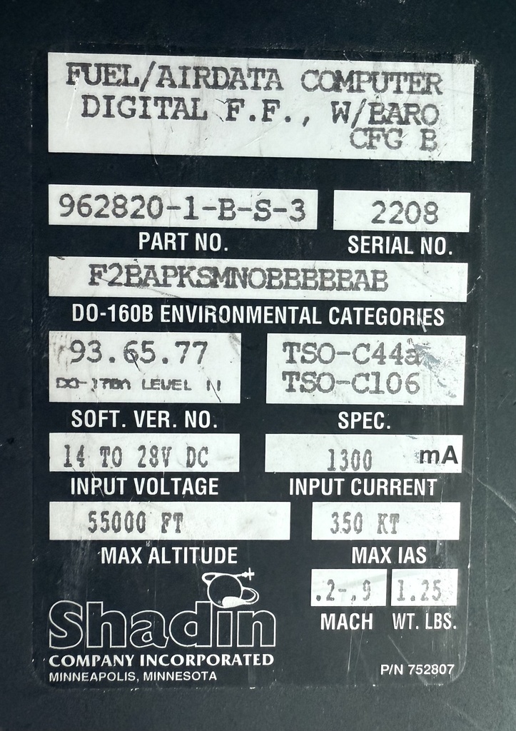 Data Plate