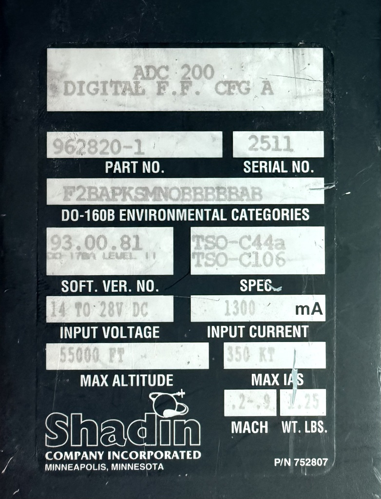 Data Plate