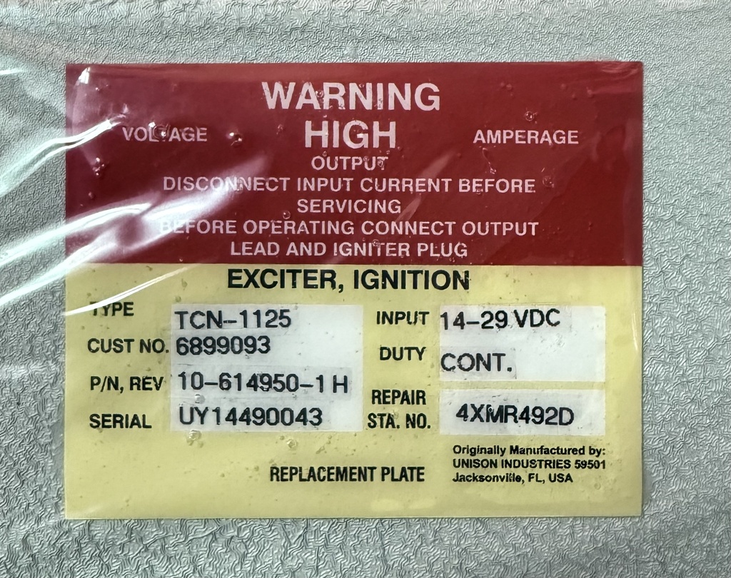 Data Plate