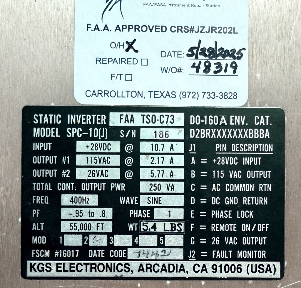 Data Plate