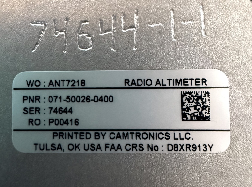Data Plate
