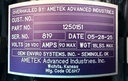 Data Plate