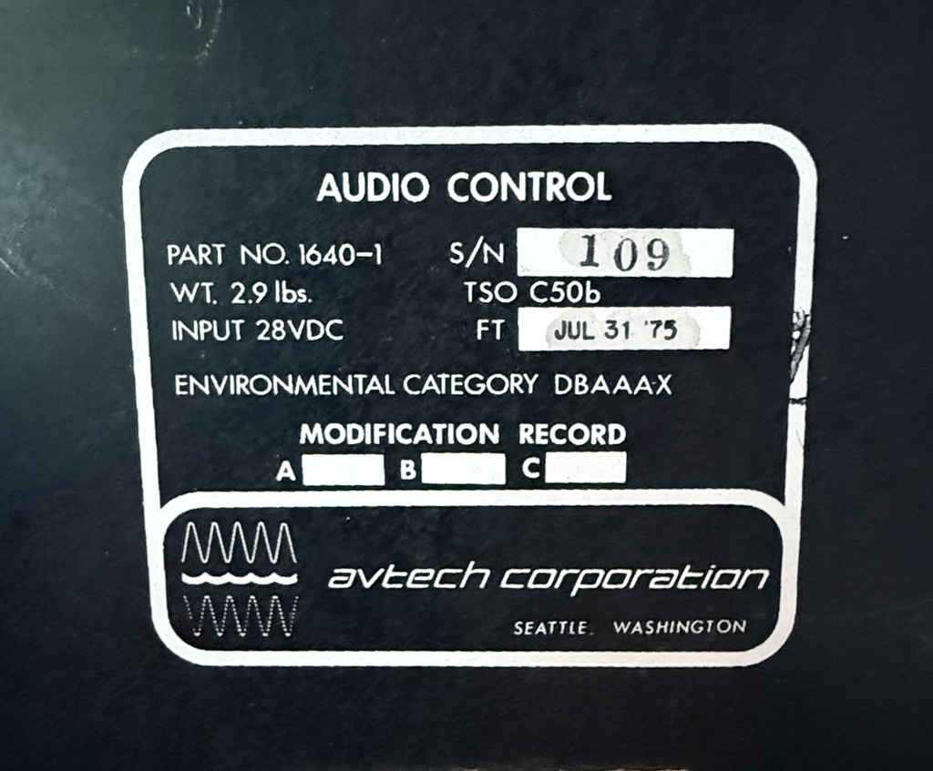 Data Plate