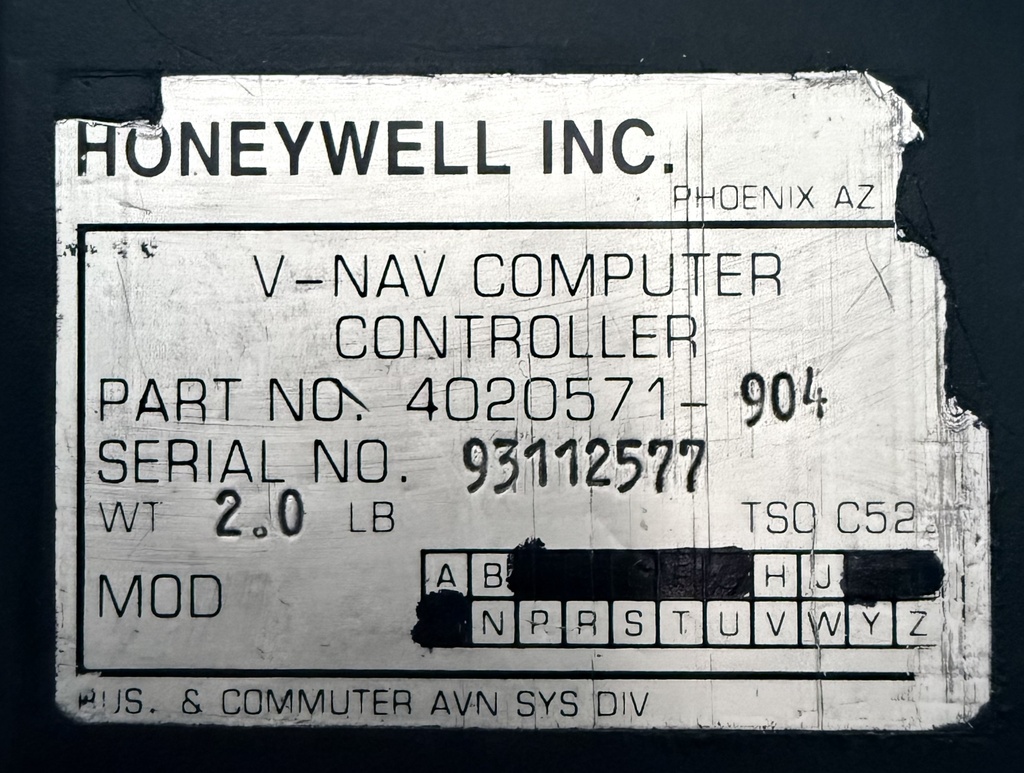 Data Plate