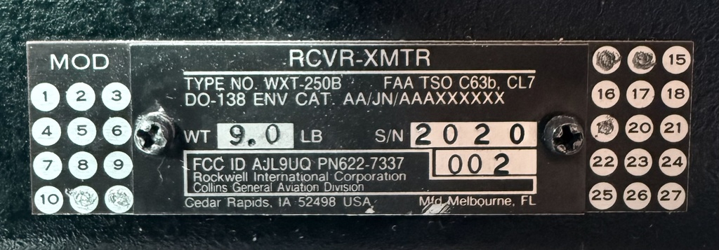 Data Plate