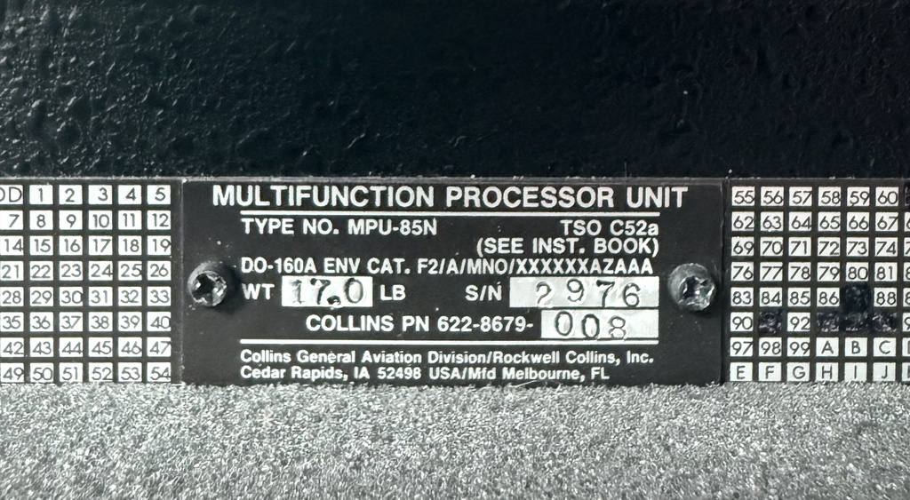 Data Plate