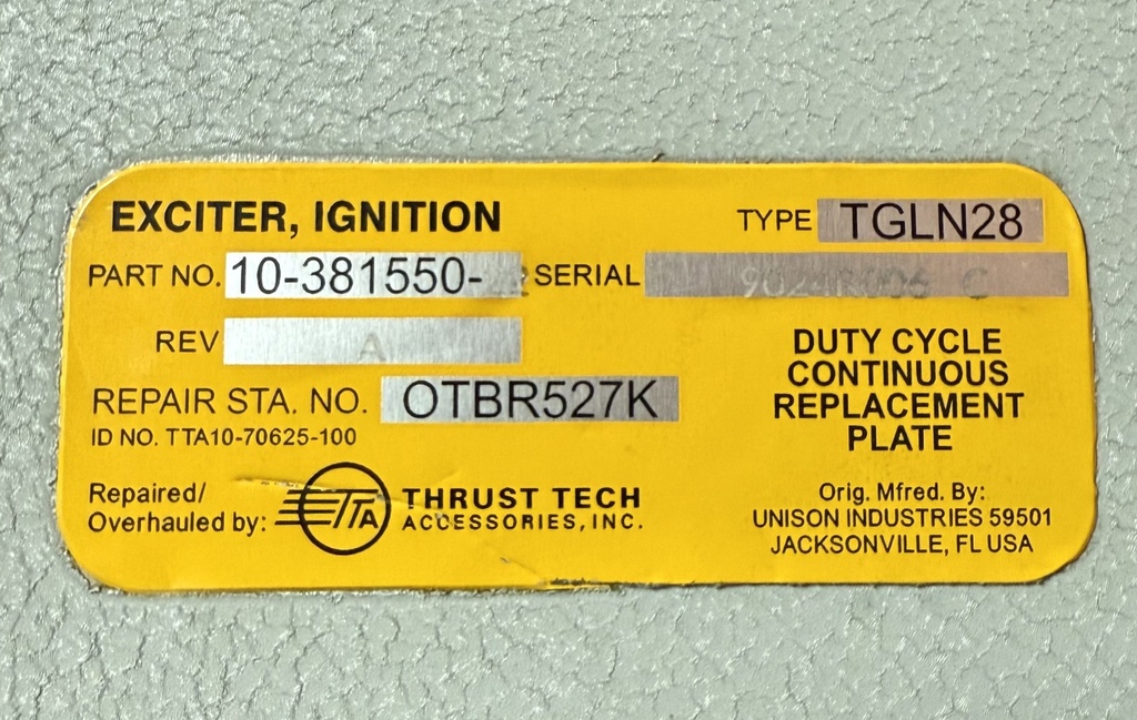 Data Plate