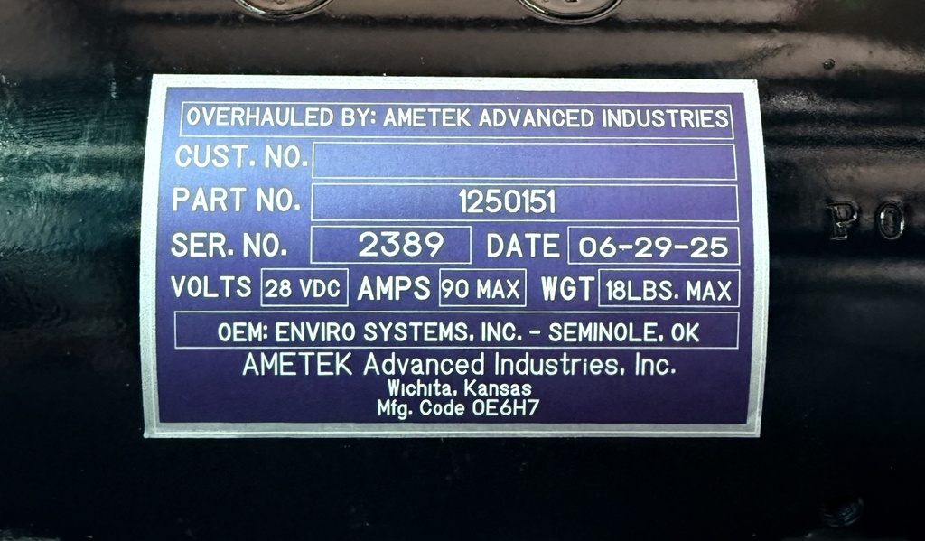 Data Plate