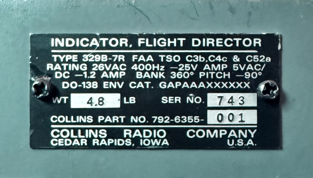 Data Plate