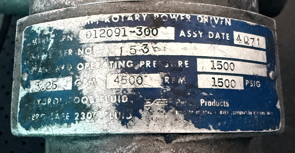 Data Plate