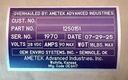 Data Plate