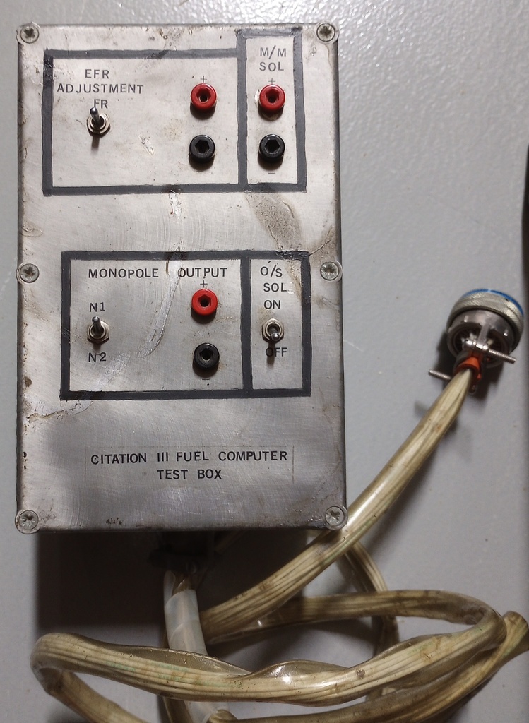 CessnaCitationIIIFuelComputerTestBox